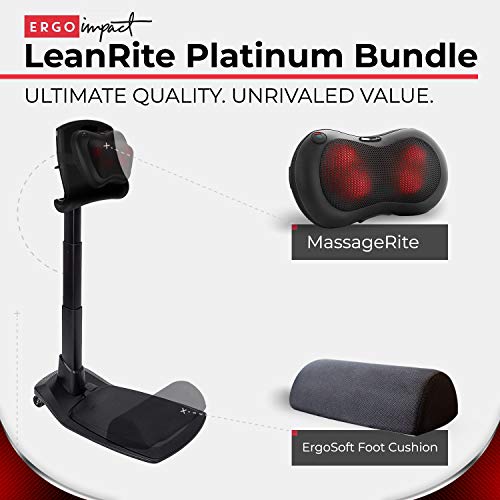 Image of Standing Desk Chair - Ergonomic Stool for Active Sitting & Posture Support | Adjustable Height Sit Stand Chair for Home Office Elite Upgraded Version with 3 Bonus Accessories