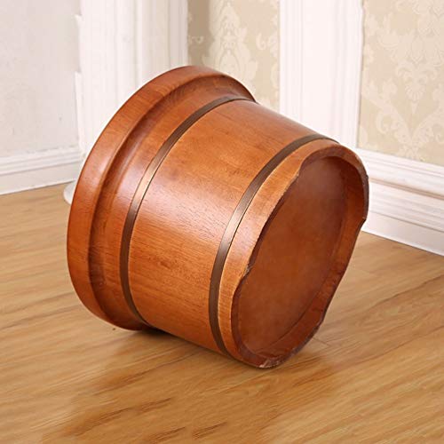 Barril de madera para spa de pies y pedicura miniatura 4