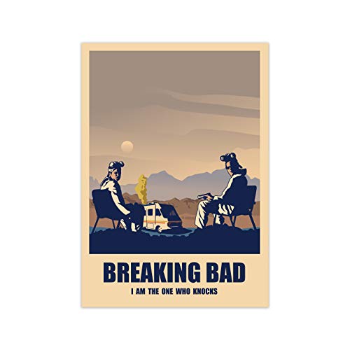 Póster retro de Breaking Bad - Solo impresión A3