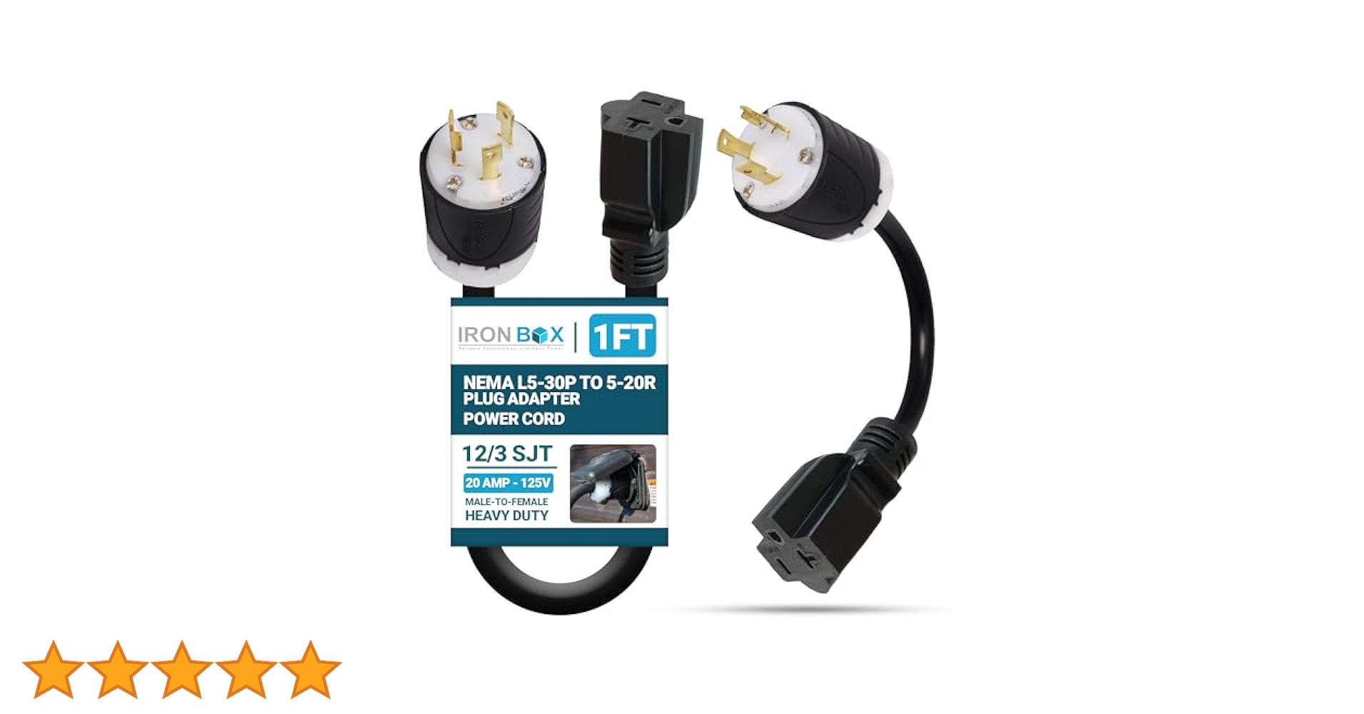 ケーブルアダプター E257089 XL520P-A L5-30P 海外品 ケーブルアダプター E257089 XL520P-A L5-30P 海外品