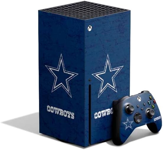 Skinit Decal Gaming Skin Compatible with Xbox Series X Bundle - Officially Licensed NFL Dallas Cowboys Design