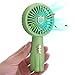 Przenośny wentylator ręczny, potężny mini wentylator USB z akumulatorem i oświetleniem LED, uroczy osobisty mały wentylator elektryczny dla dziewczynek/kobiet/dzieci do podróży na świeżym powietrzu