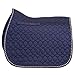 Hyspeed Deluxe Saddle Pad With Cord Binding - Navy/red White & Blue Cord - Pony