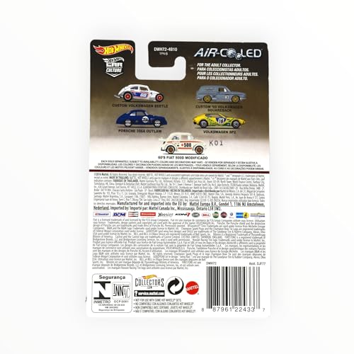 Hot Wheels Porsche 356A Outlaw Azul 1:64 miniatura 2