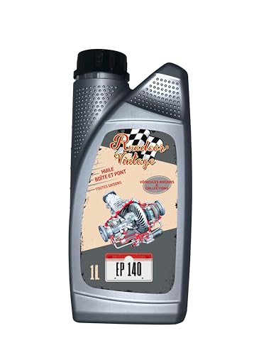 Huile BOÎTE ET PONT EP140 –1 Litre – Fabrication française – Roadcar® Vintage Lubrifiants
