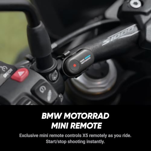 Image of Insta360 X5 BMW Motorrad Edition - Waterproof 8K 360 Action Camera, Leading Low Light, Invisible Selfie Stick Effect, Rugged and Replaceable Lens, 3-Hour Battery, Built-in Wind Guard, Stabilization