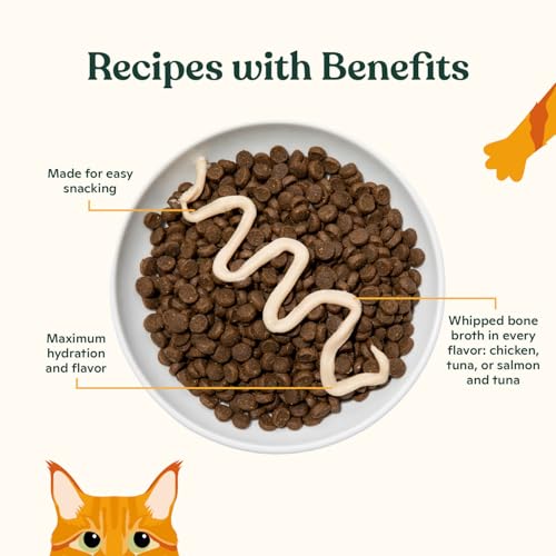 image for Made by Nacho Lickable Cat Treats Mousse Tubes 12 Count with Bone Brot