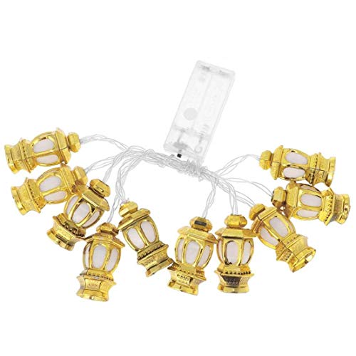 LED verlichting Kerstverlichting Ramadan Moon Star 1.65m Lights Eid Mubarak Decor Golden - Image 3