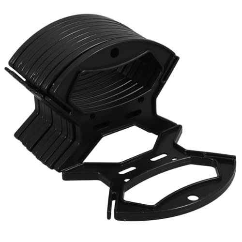 10pcs Small Cable Winder Cord Storage Reel - Multifunctional Wire Organizer for Tidy Desktops and Outdoor Use, Plastic Material, Black