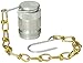 Eaton Hansen 5100-S9-8 Brass Thread-to-Connect Hydraulic 1/2" Dust Plug with Chain
