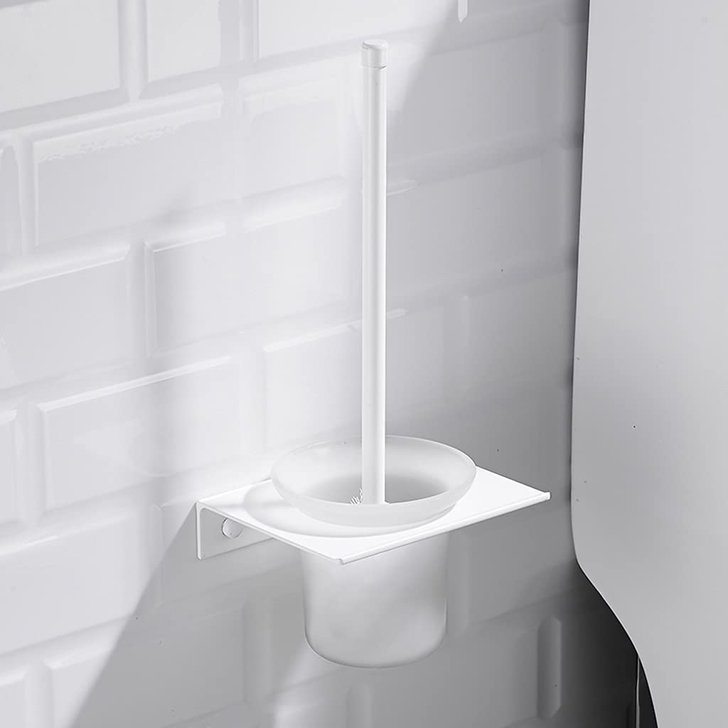 Pennello per il bagno Brush Holder Holder Household Weol-montato a muro Block Brush Brush Bathroom Manico lungo Lavagna di pulizia della toilette Spazzola moderna Pennelli di pulizia creativa Set Tito
