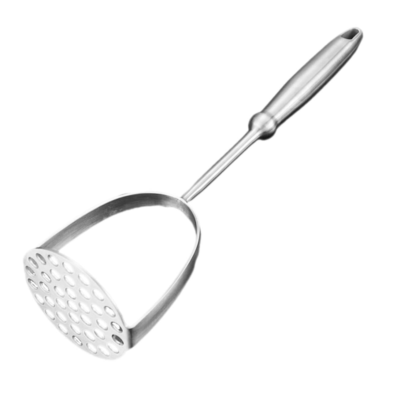OFFSCH Stainless Steel Potato Masher Comfortable Grip Vegetable Pressing Tool for Quick Mashing of Potatoes Carrots and More Kitchen Essential for Smooth Consistency