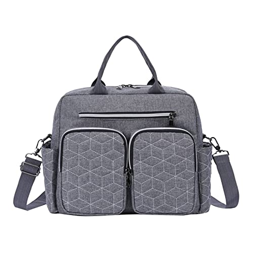 Aby Wickeltasche für Mama und Papa, Baby-Wickeltasche, Reisetasche, Strandtasche, mehrere Taschen, Reisetasche, großer Kinderrucksack, B, Einheitsgröße