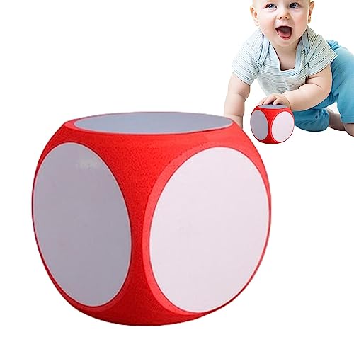 Renchey Dés en Mousse, Bricolage Gros Dés, Géants en Mousse Dés, Blocs Effaçables À Sec Mousse Dés Vierges, Dés Essuyez Les Dés Cubes, Fournitures D'enseignement Accessoires s Dés