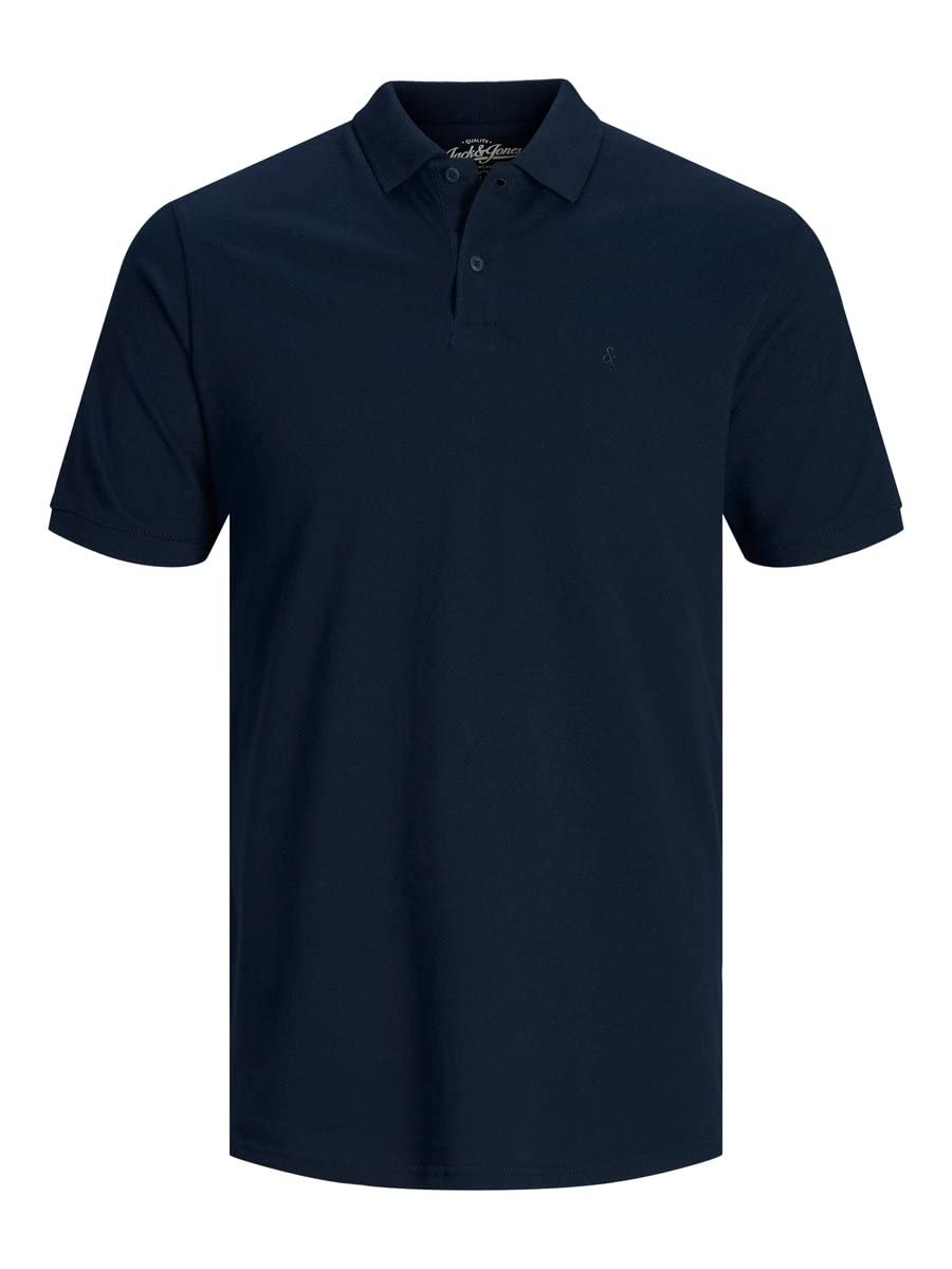 JACK & JONESMens Jjebasic Plain Polo Shirt SS Noos Regular Fit Polo-Shirt (pack of 1)