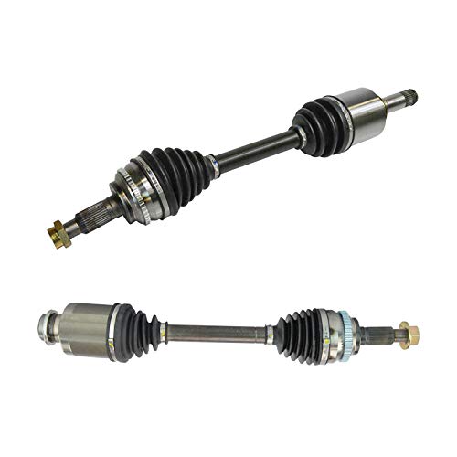 Image of TRQ Front Driver and Passenger Side CV Axle Assembly Set 2 Piece Compatible with 07-10 Ford Edge AWD 2011 Edge SE SEL Limited AWD 12-13 3.5L 3.7L 07-13 Lincoln MKX