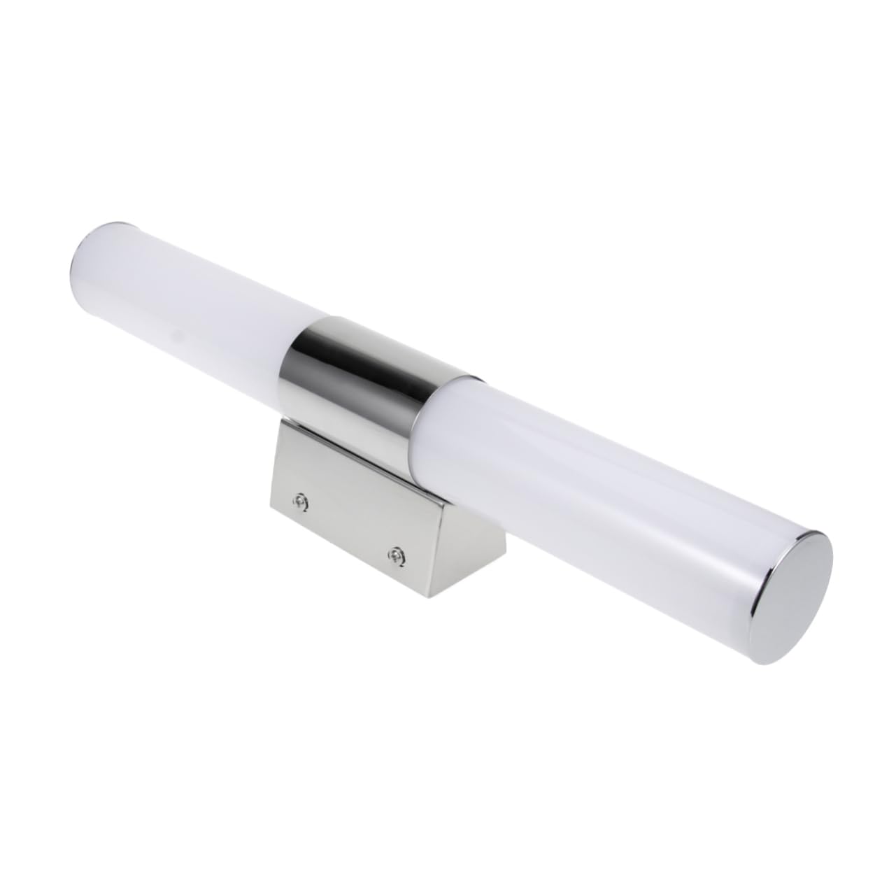 LALAFINA Lampada LED per Specchio da Bagno 8w in Metallo e Acrilico Cura degli Occhi e Luce Luminosa Struttura Solida 40cm Bianco