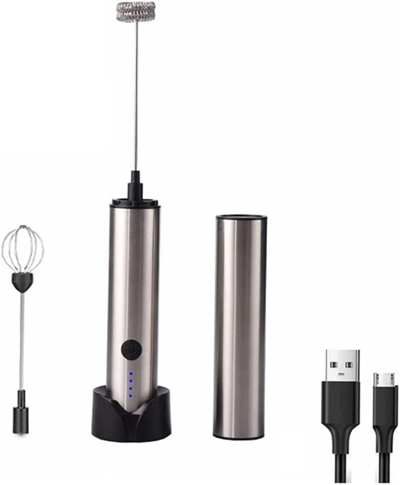 Milk Frother Handheld Electric Whisk,Coffee Rechargeable 3 Speed Foam Maker Drink Mixer for Matcha