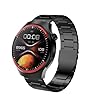 Qatteeey Smart Watch - 1.62" HD Large Screen Smart Watch, 7 Dynamic Sports Modes,Advanced Health Monitoring,Waterproof Mens for Android Phones iPhone Compatible (Black)
