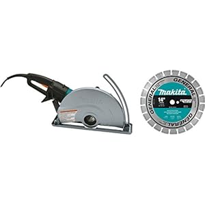 Makita 4114X 14″ SJS™ Electric Angle Cutter, with 14″ Diamond Blade