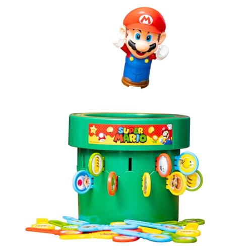 Image of TOMY Pop Up Super Mario Kids Game - Super Mario Family Game Night for Ages 4+