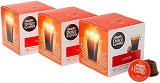 Nescafe Dolce Gusto Lungo Coffee Pods (Pack of 3, Total 48 Capsules)