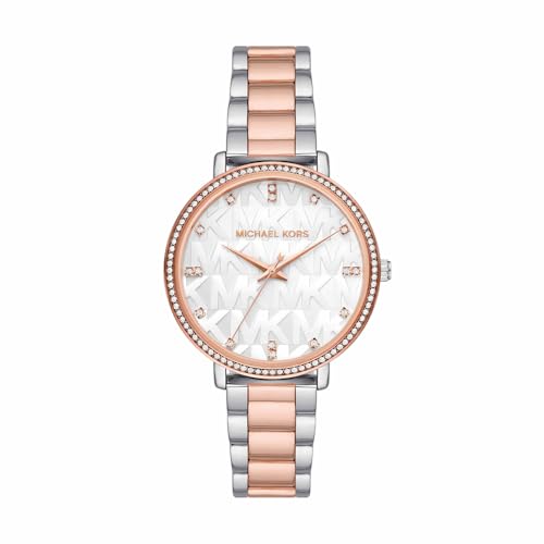 Image of Michael Kors Pyper Women's Watch, Stainless Steel Watch for Women with Steel, Leather, or Silicone Band