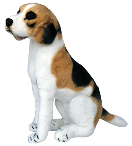 Plüschtier Hund Beagle - sitzend - 56 cm