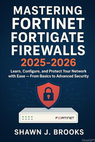 Mastering Fortinet FortiGate Firewalls 2025-2026: Learn, Configure, and Protect Your Network with Ease — From Basics to Advanced Security