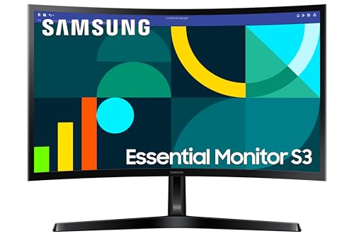 Samsung 24" Curved Monitor|1800R Curved Screen|100Hz|4ms|SRGB 95%...