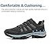 TRAILBLITZ Men's Hiking Shoes Fashion Walking Sneakers Outdoor Casual Workout Footwear Non Slip Comfortable Lightweight Breathable Trekking Climbing Backpacking Trail Running(9 Men，BlackGray)