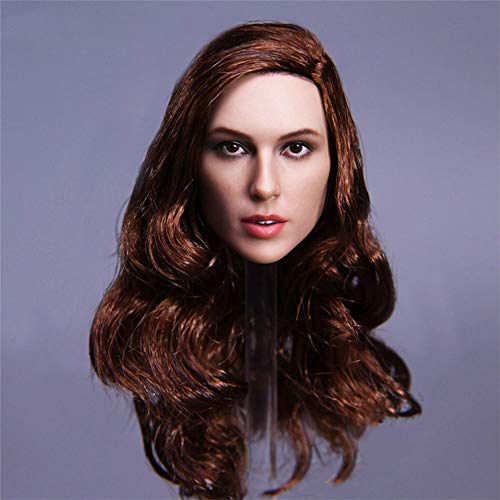 HiPlay 1/6 Scale Female Figure Head Sculpt, Long Hair, Doll Head for 12" Action Figure Phicen, TBLeague, HT HP040