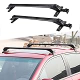 MATMACRO Universal Car Top Roof Rack Cross Bars 43.3" Luggage Carrier Cargo Racks with Anti Theft Lo