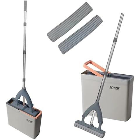 AMOS Self-Cleaning Sponge Mop and Bucket Set Cover