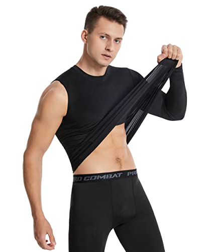 Image of New Compression Shirts for Men 1 /2 Single Arm Long Sleeve Athletic Base Layer Undershirt Gear T Shirt for Workout Basketball