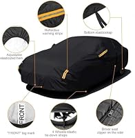 NEVERLAND Car Cover Waterproof All Weather for Sedan 183''L x 70''W x 59''H — image 5