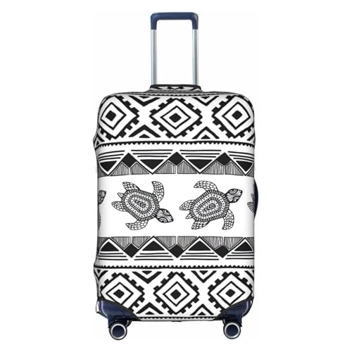 Housse de protection pour valise en polyester haut de gamme motif tortue L