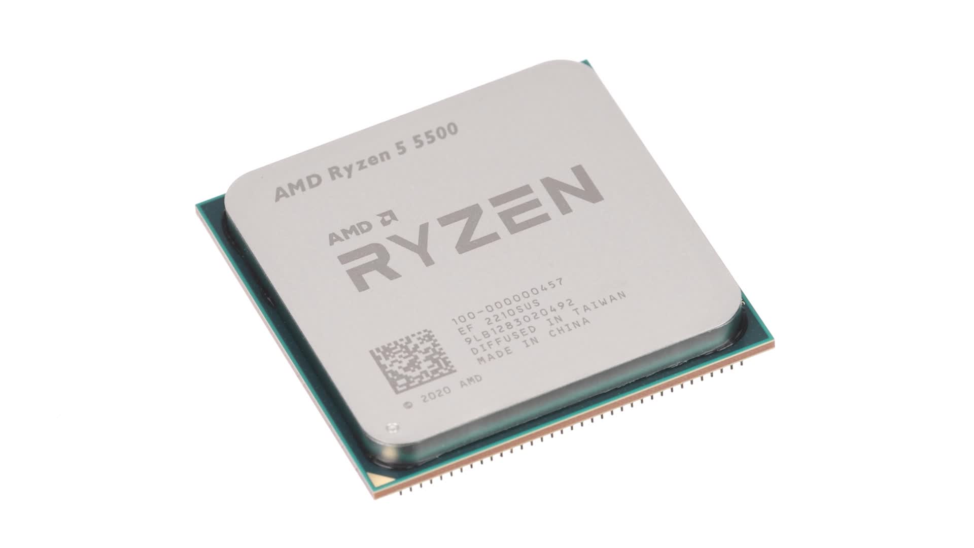 AMD Ryzen 5 5500 Processor (6 Cores/12 Threads, 65W TDP, Socket