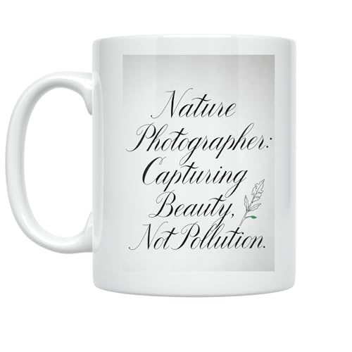Nature Photography Enthusiast Coffee Mug - Capturing Beauty Not Pollution