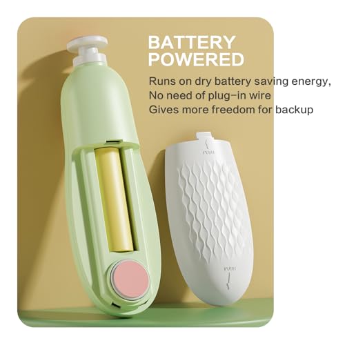 Image of Electric Baby Nail Trimmer for 0 to 3 Year | 7 Filer Heads Adjustment, Gentle Electric Power, Easy to Use, Ideal as New Born Baby Essentials Gifts, 1 Count
