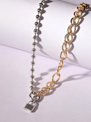 Image of Rubans Demi Fine Stainless Steel Necklace Chain Link Gift for Women & Girls