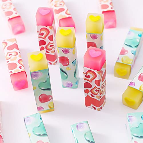Nuobesty 12Pcs Cube Erasers For Pencil Erasers Puzzle Erasers Mini Bulk Erasers For Birthday Party Favors Carnival Prizes Box Classroom Rewards Treasure Box Games Prizes (Random Color) #TOP1