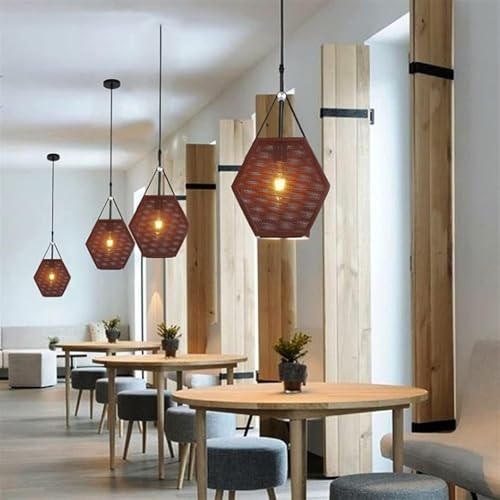 Lustre pour salle à manger moderne avec fixation E27 robuste - 5