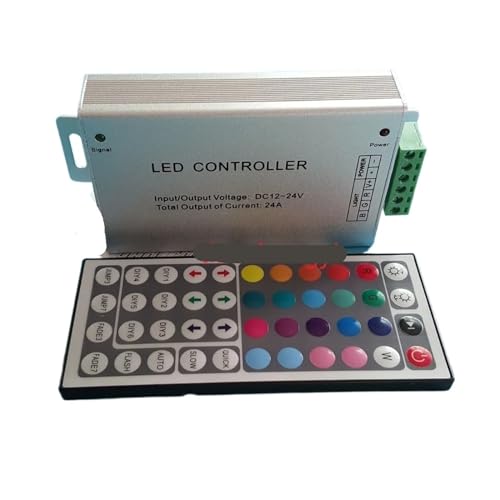 Tira de luces LED RGB con mando a distancia para cambiar el color de tu dormitorio