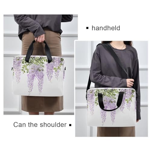 Maletín para portátil morado lavanda portátil 13-15.6 pulg miniatura 2
