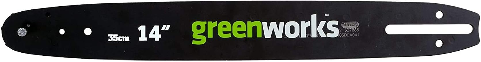 Greenworks Chainsaw Replacement Saber (35cm Guide to fit G40CS15 40 Volt Greenworks Series Chainsaw)