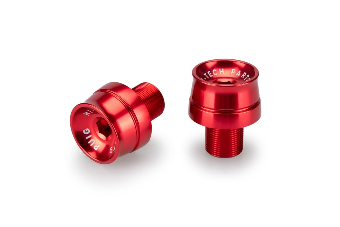 Puig Red Speed Bar Ends Kawasaki ZX-6R 636 2007-2008