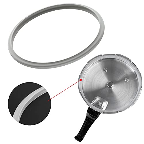 BagLEv Ring para olla a presión, junta de silicona transparente de repuesto para olla a presión 22/24/26cm (22cm) miniatura 4