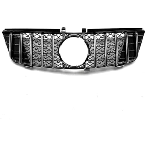 Calandre supérieure Benz ML W164 grille de pare-chocs centrale argent finition haut de gamme