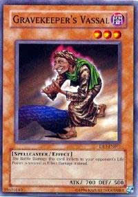 Amazon.com: Yu-Gi-Oh! - Gravekeeper's Vassal (DR1-EN011) - Dark ...
